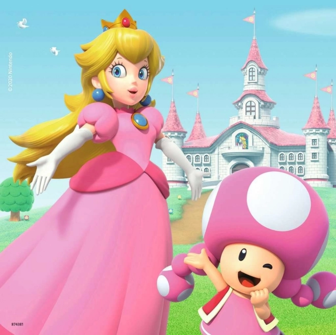 RAVENSBURGER Puzzle Super Mario 3x49 dílků