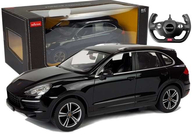 Auto na dálkové ovládání Porsche Cayenne Turbo R/C 1:14 černé
