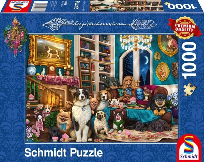 Puzzle Večírek v knihovně