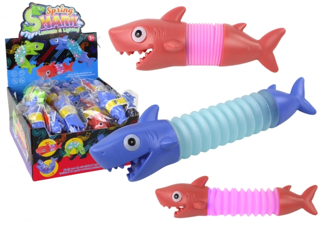 Stretch Shark Anti-stress Luminous Pop Tube LED