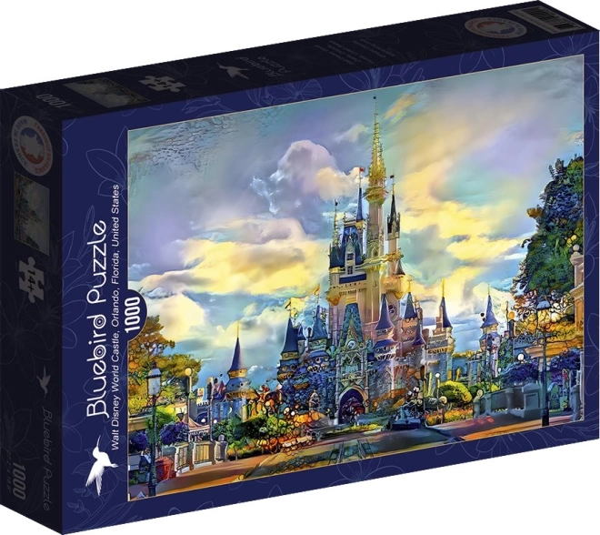 Puzzle disney world zámek 1000 dílků
