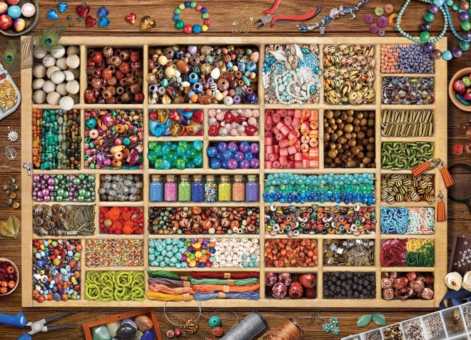 Puzzle Lauřina sbírka korálků – 1000 dílků