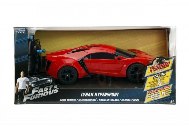 Rychle a zběsile auto na dálkové ovládání Lykan Hypersport
