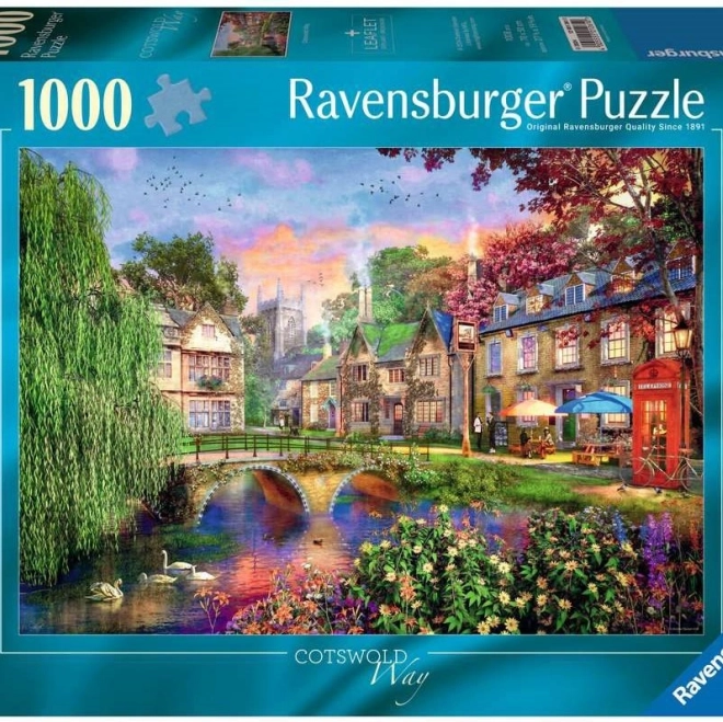 Ravensburger Puzzle Cotswoldská cesta 1000 dílků