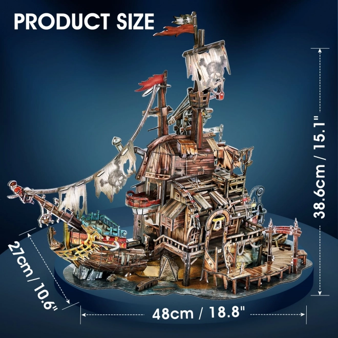3D puzzle - Pirátská zátoka