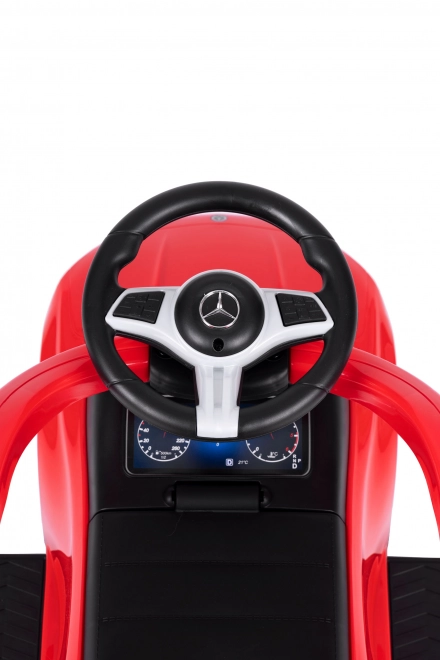 Autíčko Mercedes C CLASS interaktivní průvodce volantem – Červený