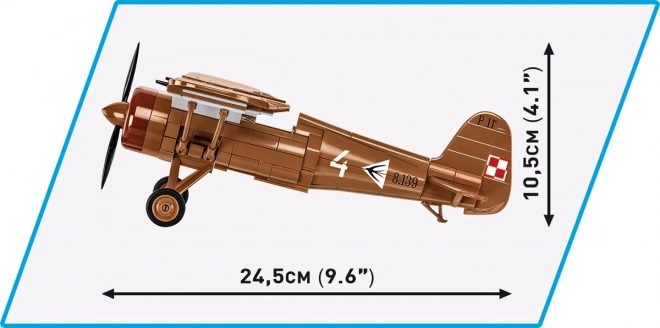COBI 5742 II WW PZL P.11c, 1:32, 320 k, 1 f