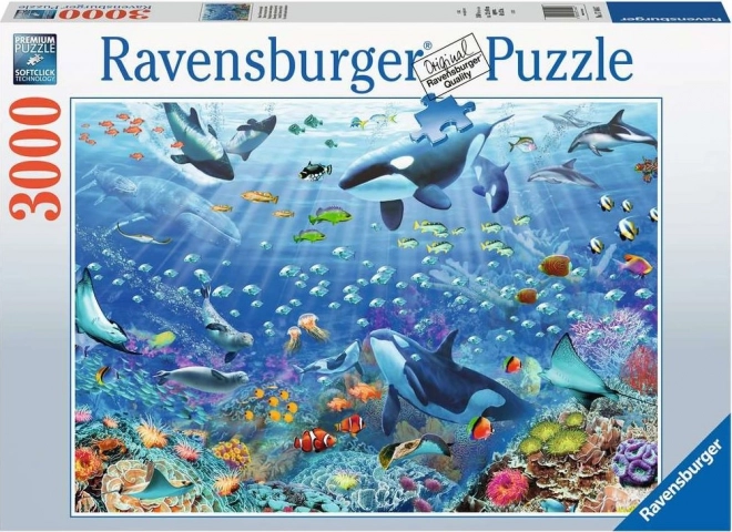Ravensburger puzzle barevný podmořský svět 3000 dílků