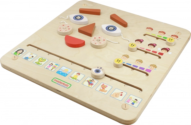 Masterkidz edukační tabule Jak se cítíš? Učení emocí Montessori