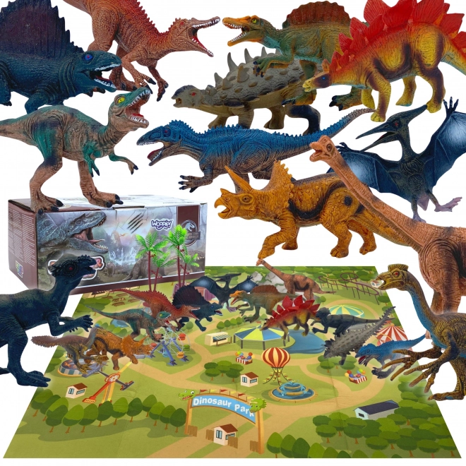 Zestaw dinosaurů XL s podložkou