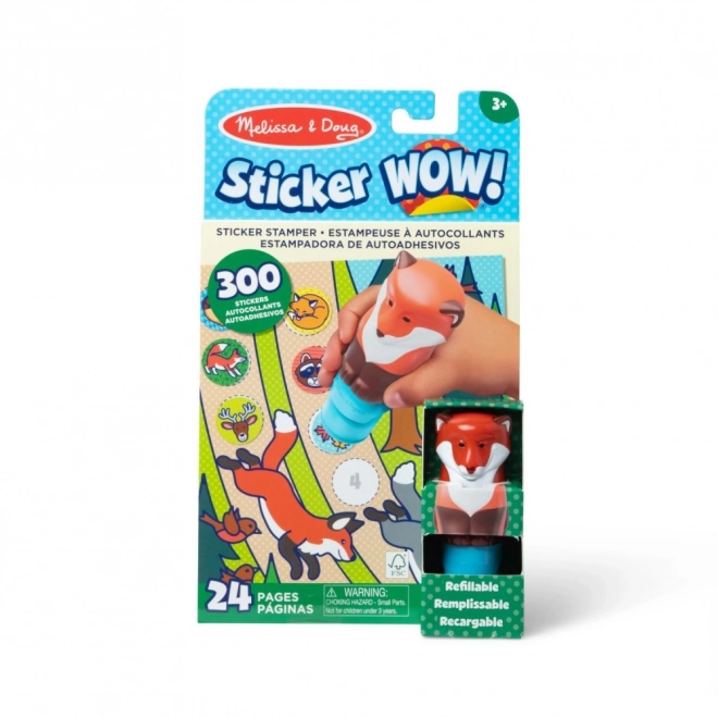 Nálepka WOW! Samolepka nálepka fox