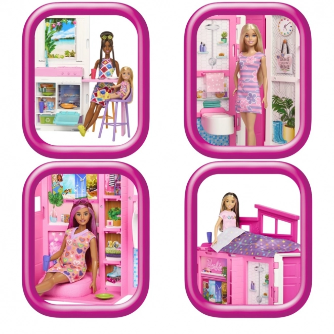 Sada útulného domečku pro panenku Barbie