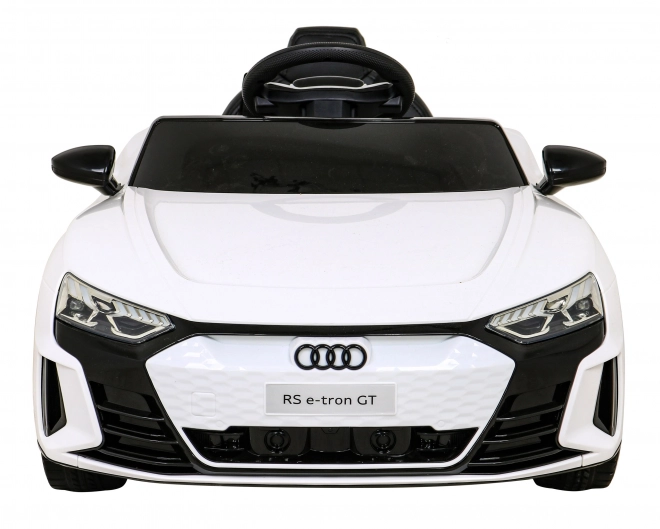 Audi RS E-Tron GT dětské elektrické auto s ovladačem a pohonem 4x4 – Bílá