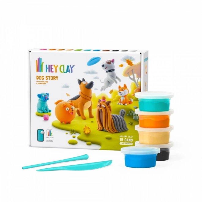 Hey Clay: Příběh psů - sada modelovacích hmot