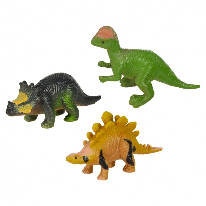 Terrárium na pěstování rostlin s LED lampou a dinosaury
