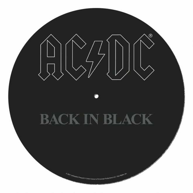 Podložka na gramofon AC/DC Back in Black