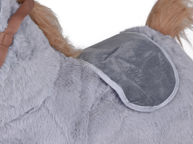 Plyšové hopsadlo koník šedý – Grey