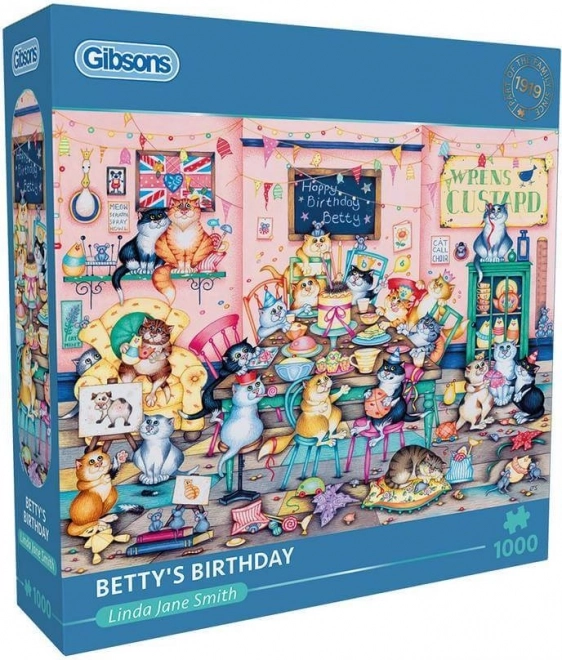 GIBSONS Puzzle Betty má narozeniny 1000 dílků