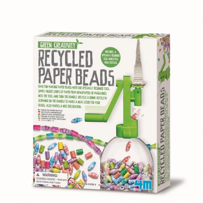 Recyklovací přístroj na výrobu papírových korálků