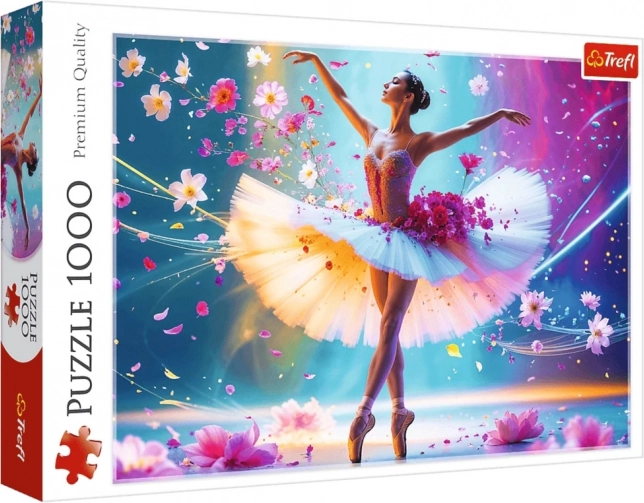 Puzzle 1000 dílků – tančící balerína Trefl