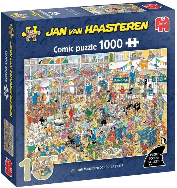 JUMBO puzzle Jan van Haasteren 10. výročí 1000 dílků