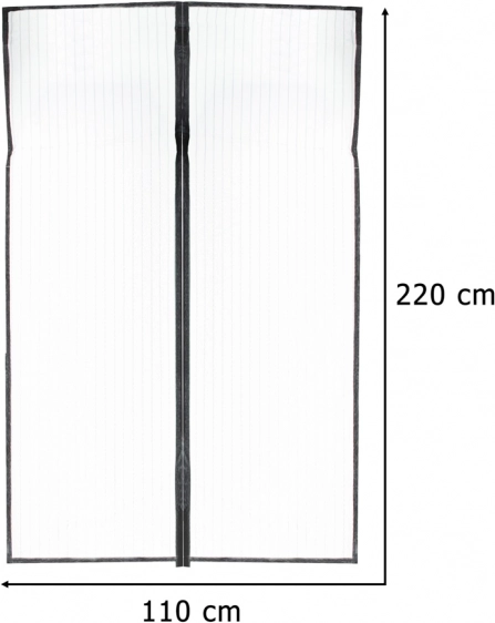 Moskytiéra Magnetická Na Dveře LUARO 110x220 cm