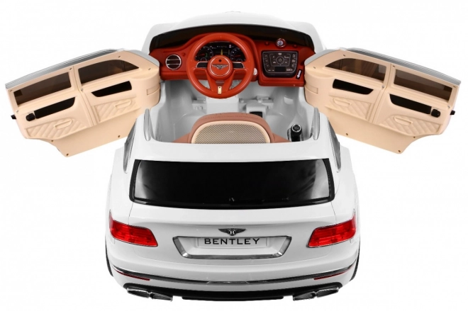 Auto na akumulátor Bentley Bentayga pro děti – Bílé