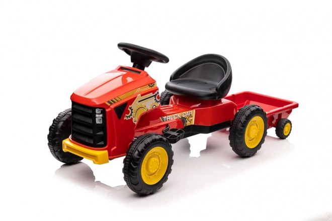 Dětský šlapací traktor červený