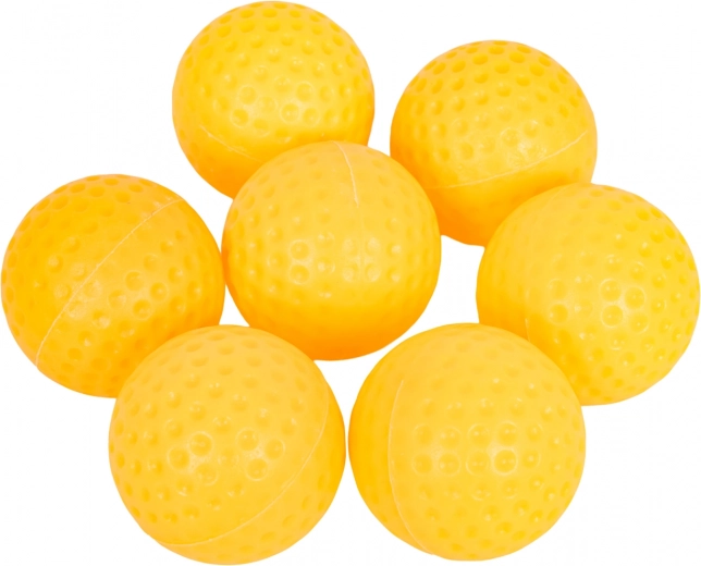 7 lehkých, texturovaných míčků