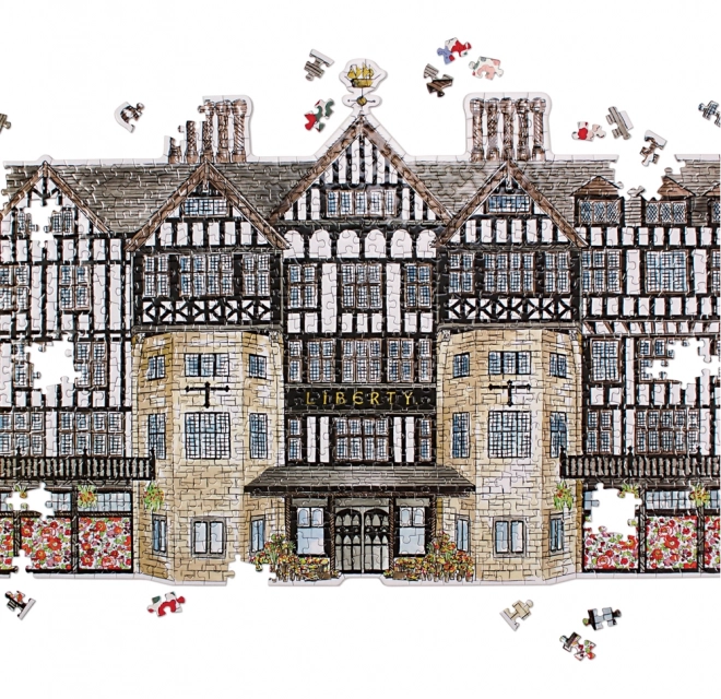Oboustranné puzzle Liberty London Tudor Building 750 dílků