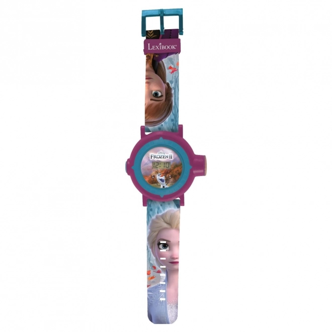 Digitální promítací hodinky Disney Frozen s 20 obrázky
