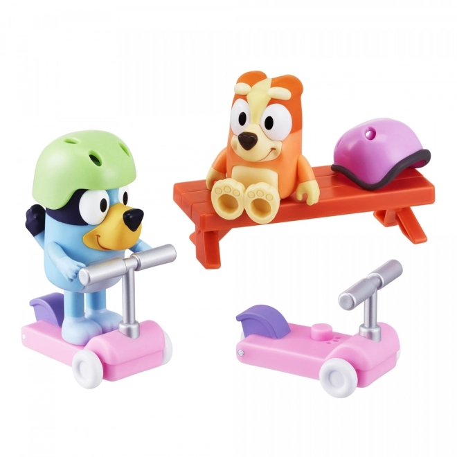Pohyblivé figurky Bluey a Bingo