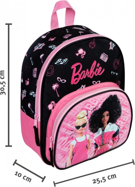 Dětský batoh Barbie růžovo-černý