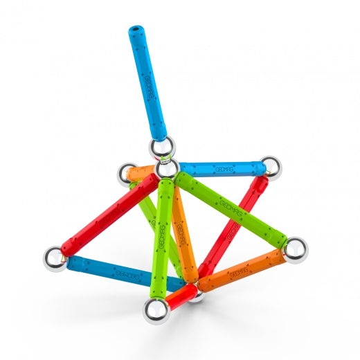 Kreativní stavění s barevnými magnety