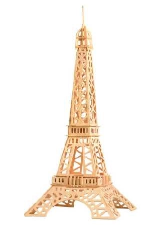 Dřevěné 3D puzzle Eiffelova věž