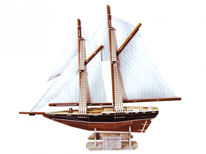 Puzzle 3D plachetnice BLUENOSE 80 dílků ZA2906