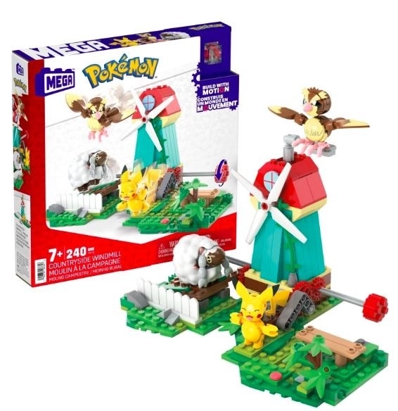 Stavebnice Pokémon venkovský větrný mlýn