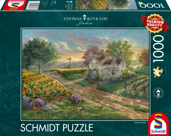 Puzzle Slunečnicové pole 1000 dílků