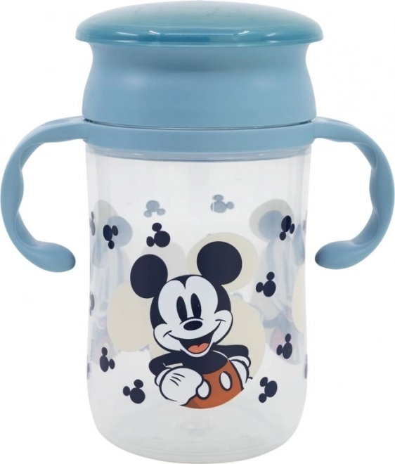 STOR Dětský trénovací hrneček 395 ml Mickey Mouse