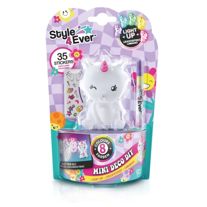 Svítící dekorační figurka STYLE4EVER mini deco, 8 barev