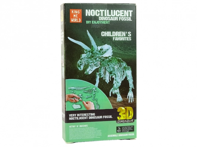 Skládačka Dinosaura Svítící ve Tmě