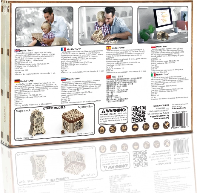 3D puzzle trezor Wooden City