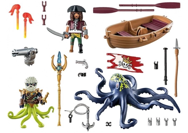 Piráti 71419 Bojová sada obří chobotnice s figurkami