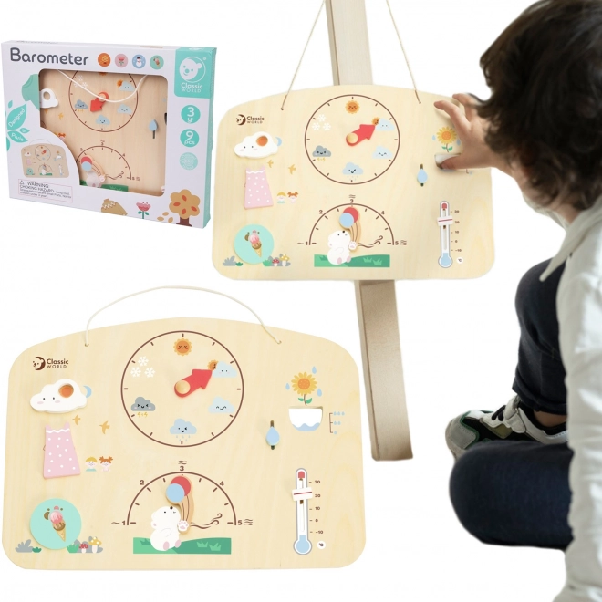 Edukativní meteorologická tabule pro děti Classic World