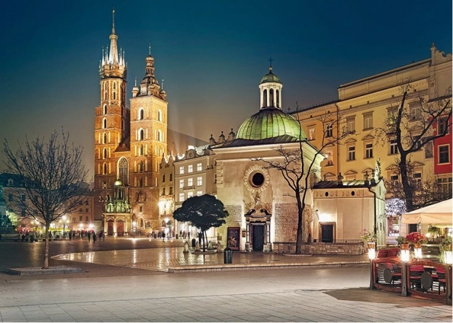 Puzzle Královský rynek v Krakově