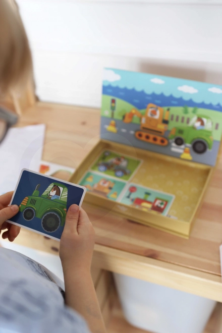 Tooky Toy Magnetická Montessori Skříňka s 80 Dílky