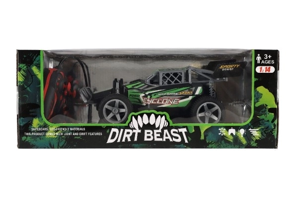 Rychlostní RC buggy auto zelené
