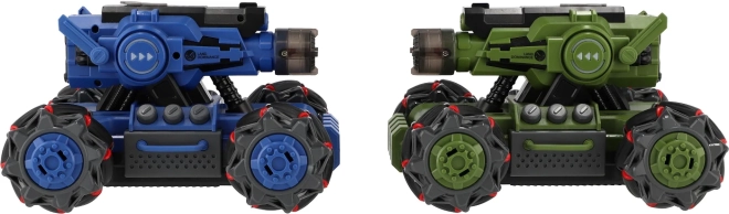 Tanky vypouštějící páru se světlem na dálkové ovládání - 2 kusy