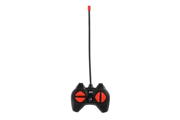 Auto RC terénní 14cm plast 27MHz na baterie se světlem v krabici 20x11x10cm – Růžové