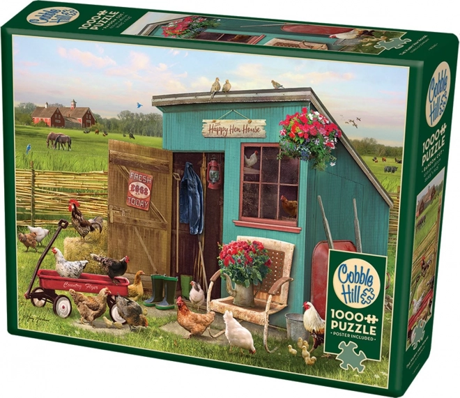 Puzzle Veselý kurník 1000 dílků